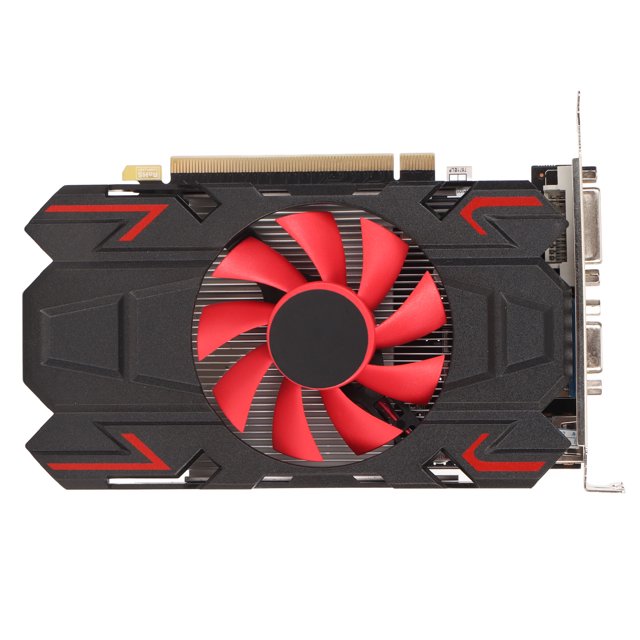 Tarjeta Gráfica DDR5 HD7670 De 4 GB, Tarjeta Gráfica Para PC Para Juegos Con Resolución De 2560x1600, Ventilador De Refrigeración, Material De PCB, Rendimiento Estable, Tarjeta