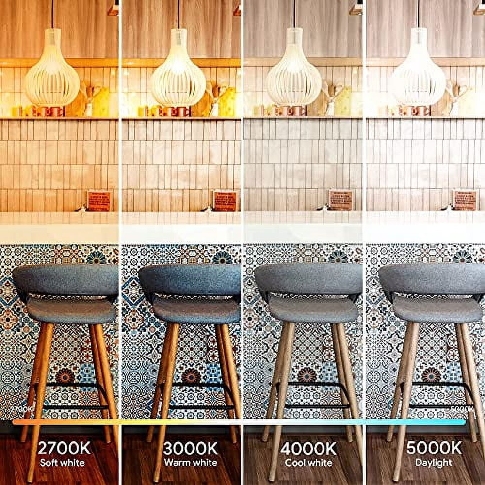 ENERGETIC A21 LED Light Bulb, Super Bright, 2600 High Lumens, 150 Watt Equivalent, Daylight 5000K, Non-Dimmable,E26 Base, UL Listed, 6 Pack