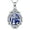 C1-Natural Lapis Lazuli, variant on Natural Gemstone Alice in Wonderland Necklace for Women 925 Sterling Silver Alice in Wonderland Jewelry Gifts