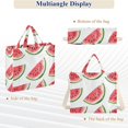 thumbnail image 6 of FORMRS Womens Corduroy Tote Bag Crossbody Shoulder Handbag with Pocket, White Watermelon, 6 of 7
