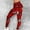 Red, variant on HOMBOM Red Leggings for Womens High Waisted No Front Seam Tummy Control Christmas Yoga Training Athletic Leggings Ladies Pants