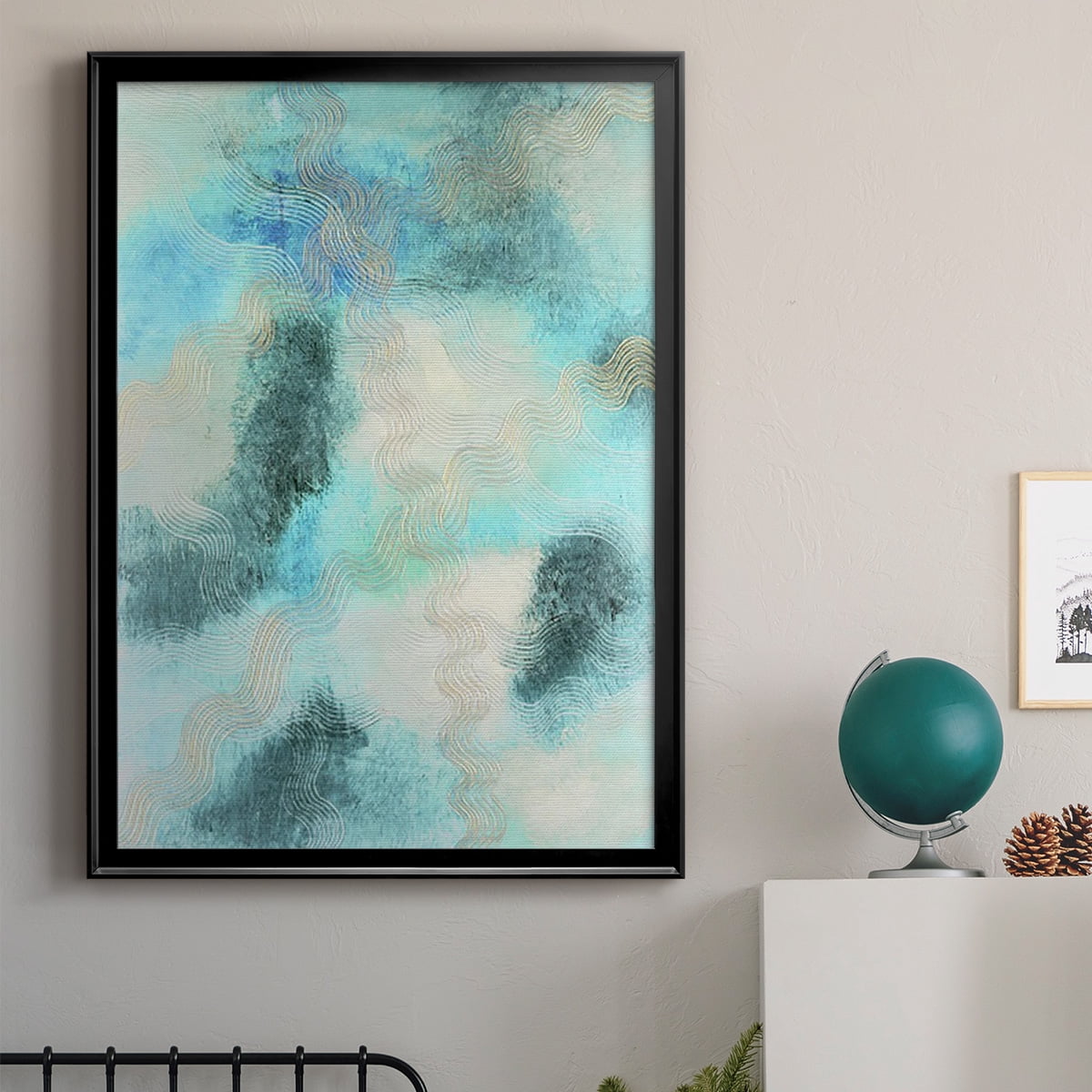 Blue Shift II Premium Framed Print, in Gold, Black, or Silver - Ready to Hang