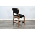 thumbnail image 5 of Sunny Designs Woven Back Black Counter Stool (Set of 2), 5 of 5