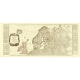 thumbnail image 3 of Sayer 14x8 Black Modern Framed Museum Art Print Titled - Northern Europe - Sayer 1787, 3 of 5