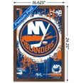 thumbnail image 3 of NHL New York Islanders - Maximalist Logo 23 Wall Poster, 14.725" x 22.375" Framed, 3 of 5