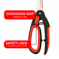 thumbnail image 3 of HAWK 10.5" (26.7 cm) Crafter's Angled Power Scissors | Soft-Touch Ergonomic Handles | Precision Cutting | Arthritis-Friendly Design, 3 of 6