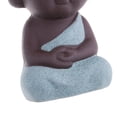 thumbnail image 4 of Estatua de Cerámica Pequeña de Buda India Yoga Esculturas Adornos para hogar Hugo Pequeños ornamentos de cerámica de Buda, 4 of 8