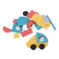 thumbnail image 1 of Rompecabezas para niños pequeños, 33 piezas, rompecabezas para niños pequeños, 8 bloques de formas, bloques de construcción multifuncionales, 1 of 14