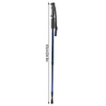 thumbnail image 3 of Tres secciones Aleación de aluminio Amortiguación Alpenstock Mango recto Cerradura interna Telescópico Trekking Poleblue YUNYI BRAND Deportes, 3 of 8