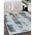 thumbnail image 2 of Ahgly Company Indoor Square Abstract Metallic Silver Gray Abstract Area Rugs, 4' Square, 2 of 6