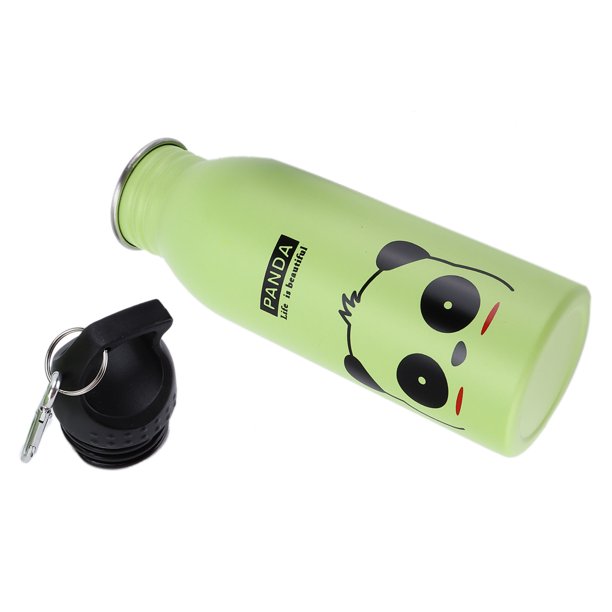 KAAVIYO Panda Mignon Dessin Animé Rayures Bouteille D'eau Isotherme Mug