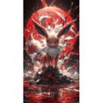 thumbnail image 1 of (ZSH194) Resina La Serie Dibujos Animados Pokémon Con Diamantes Completos 30*55CM, 1 of 9