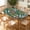 Dark-Foliage, variant on YESAD Elastic Tablecloth For Oval Tables, Waterproof Tablecover For Up To 42X68in Oval Table Cover, Dining Tablecover For Indoor And Outdoor, Holiday, Dark-Foliage