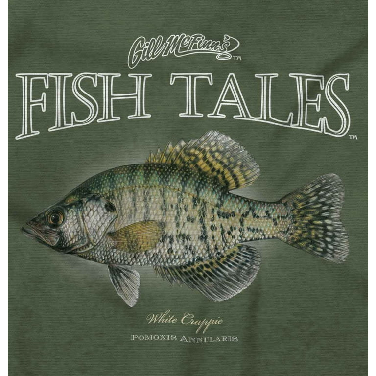 Gill McFinn Crappie Fish Fishing Hoodie Sweatshirt Women Men Brisco Brands X Walmart