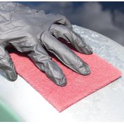 LAUCO 4.5 x 9 Maroon (Very Fine) General Purpose Scuff Pads, 25 Sheets - Scuffing, Scouring, Sanding, Paint Primer Prep Adhesion Scratch - Surface Preparation Automotive Car Auto Body