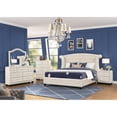 thumbnail image 6 of Sophia Modern Style Crystal Tufted Queen Bed Made with Wood, 6 of 6