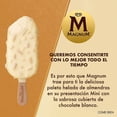 thumbnail image 4 of Mini paletas heladas Magnum sabor vainilla cubierta con chocolate blanco y almendras 6 pzas de 44.8 g c/u, 4 of 4