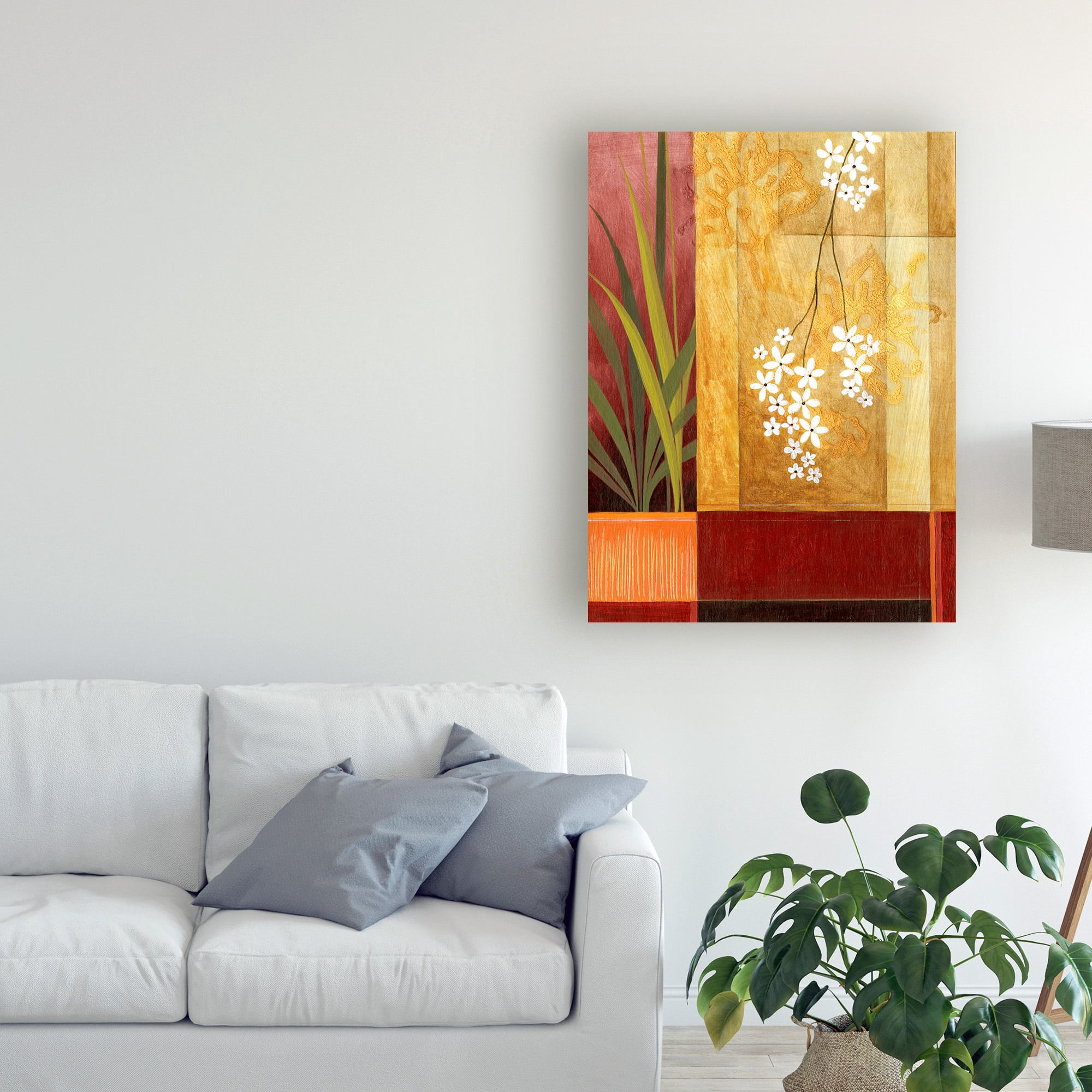 Trademark Fine Art 'Palm On Left' Canvas Art by Pablo Esteban
