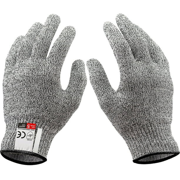 Level 5 Cut Resistant Gloves (1 Pair) Cut Gloves, Cutting Gloves for  Kitchen, Grating, Fish Fillet, Oyster Shucking, Meat Cutting and Wood  Carving