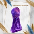 thumbnail image 4 of Guardurnaity Headwraps Durabilidad Sombrero de pirata Equipos de bicicleta Poliéster Estilo musulmán Atractivo Transpirable Cuidado del cabello Sombreros violeta tamaño libre, 4 of 4