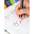 thumbnail image 3 of WREESH 12 Colors Outline Markers Pens, Super Squiggles Double Line Pen, Glitter Drawing Pens For Greeting Cards, Craft, Posters, Painting, Child Color6ml, 3 of 8