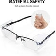 thumbnail image 7 of Fostbeen Safety Glasses Side Shields for Prescription Glasses, Slip on Clear Eye Glasses, Fits Small to Large Eyeglasses, 7 of 7