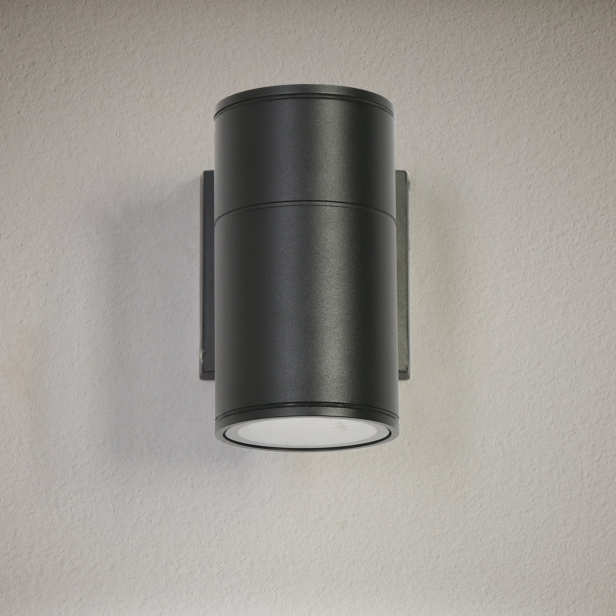 LED 6.5''H LED Outdoor Wall Light, Brushed Black Finish, for Indoor and Outdoor