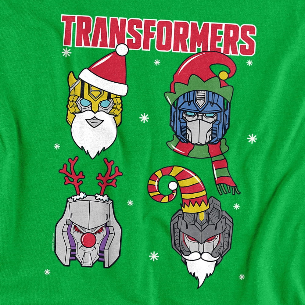 Transformers Christmas Santa Robots Unisex Adult T Shirt