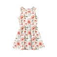 thumbnail image 4 of LTTVQM Girls Dresses Casual Floral Sundresses Loose Fit Sleeveless Midi Dress Vacation Crew Neck Spring Dress Watermelon Red 11-12 Years, 4 of 5