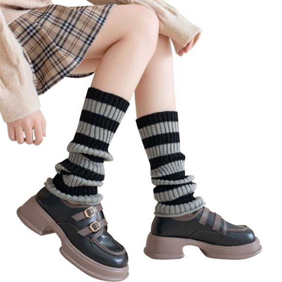 BRICH Leg Warmers for Women 80s Knit Leg Warmer Legwarmers Winter Ballet for Gym Yoga One Size