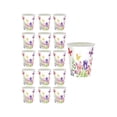 thumbnail image 2 of Fwttom Home Decor Spring Tulips Floral Theme Party Tableware Disposable 7-Inchs 9-Inchs Paper Plates Paper Cup Tissue Set of Party-Themed Paper Plates, 2 of 6