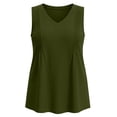 thumbnail image 5 of NominalSnug Plus Size Tank Tops for Women Loose Fitted V Neck Sleeveless Shirts 2026 Fashion Summer Clothes S-3xl, 5 of 6