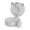 White, variant on YIJIA RGB Light Foldable Cat Ear Mist Fan USB Rechargeable ABS Portable Desktop Humidifying Cooler 5.12x4.72x3.15 Inches 1 Unit