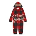 thumbnail image 2 of Odeerbi Christmas Onesie Pajamas for Family Holiday Sleep Jumpsuit Long Sleeve Family Christmas Pajamas Matching Sets Kids Jumpsuit Set Printed Sleepwear Family Matching PJs Set Red, 2 of 4