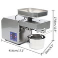 thumbnail image 5 of Commerical Automatic Oil Press Machine Peanut/Corn Oil Extractor 600W 110V NEW, 5 of 21