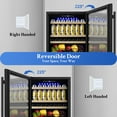 thumbnail image 6 of TITTLA 24 Inch Beverage Refrigerator Cooler,180 Cans,Built in,37°-65°F, Low Noise Energy Saving for Beer and Soda or Fruit, Black, 6 of 13