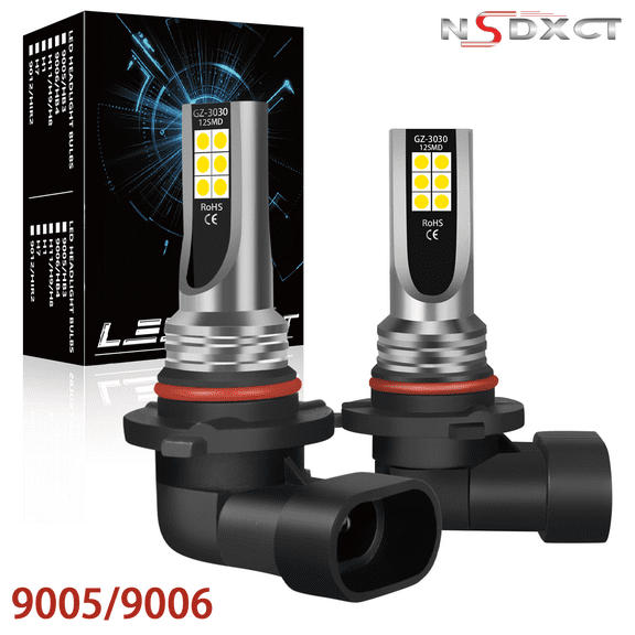 NSDXCT for 2005-2010 Honda Odyssey LED High Beam Daytime Running Fog Light Bulbs 2pcs