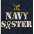 thumbnail image 2 of US Navy Sister Military Logo Ribbon Women's Graphic T Shirt Tees Brisco Brands S, 2 of 5