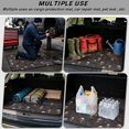 thumbnail image 3 of Xixirimido All Weather Car Trunk Mat 29" x 39" Decorative Cargo Liner, Heavy Duty Rear Trunk Protector Universal Auto Interior Accessories, Crow Skull Red Roses, 3 of 7