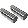 thumbnail image 2 of Pypes EVT50 Exhaust Tip - Slip-On - 3 in Inlet - 3 in Round Outlet - 9 in Long - Single Wall - Cut Edge - Angled Cut - Stainless - Polished - Pair, 2 of 5