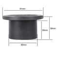 thumbnail image 2 of Air Vent Ducting Piece Round Flat Pipe Outlet Exhaust Connector for Eberspaecher Parking Heater Acce, 2 of 5