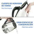 thumbnail image 3 of Ktaxon Electric Kettle, Fast Heat with Auto Shut off, Boil Dry Protection, Black, 3 of 9