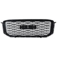 thumbnail image 7 of Spec-D Tuning Polished Black Denali Style Mesh Front Hood Grill Grille Compatible with 2015-2020 GMC Yukon/Yukon XL, 7 of 7