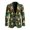Bird and Flower Patterns, variant on Bird and Flower Patterns Single-Breasted Men's Blazer, Slim Fit Polyester Regular Fit Suits Set for Business Casual