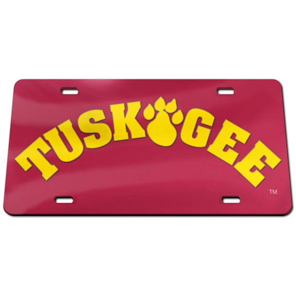 WinCraft Tuskegee Golden Tigers Arch Classic License Plate
