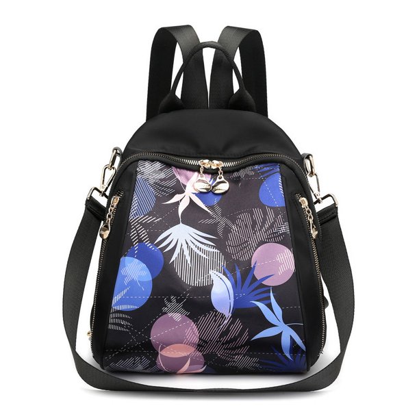 Bolso de hombro para mujer, de tela Oxford, con estampado de moda para el tiempo libre, mochila pequeña de viaje