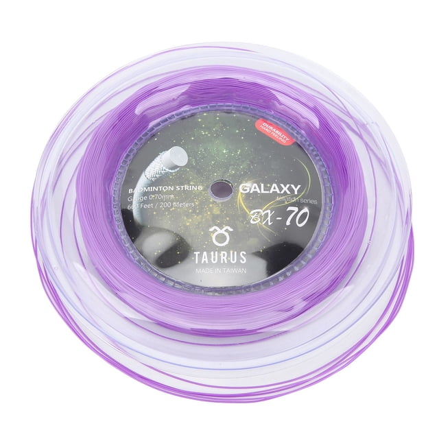 Professionals Badminton Racket String 0.7mm 200m Coil Replacement Parts, High Elasticity Bright Color
