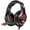 K1B PRO Red, variant on RUNMUS Gaming Headset, Xbox One Headset with Stereo Sound, Noise Canceling PS5 Headset with Mic & LED Light