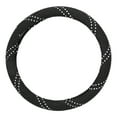thumbnail image 3 of 15in Car Steering Wheel Protective Cover Knitting Texture Round Anti Slip Universal DecorationBlack, 3 of 14