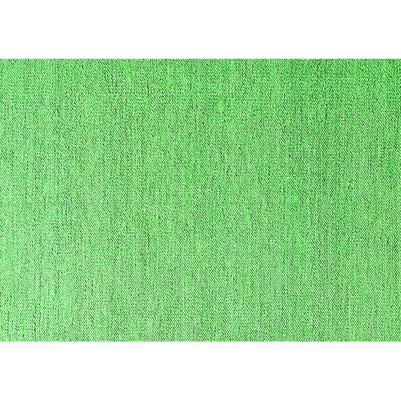 Ahgly Company Indoor Rectangle Solid Green Modern Area Rugs, 6' x 9'